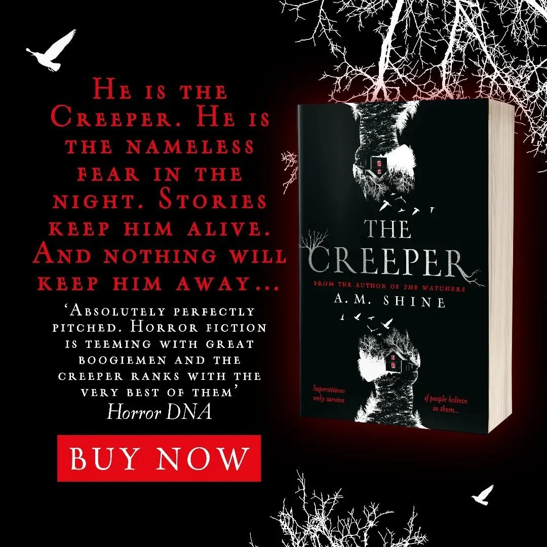 The paperback edition of THE CREEPER is available as of today.

Superstitions only survive if people believe in them...

Renowned academic Dr Sparling seeks help with his project on a remote Irish village. Historical researchers Ben and Chloe are thr