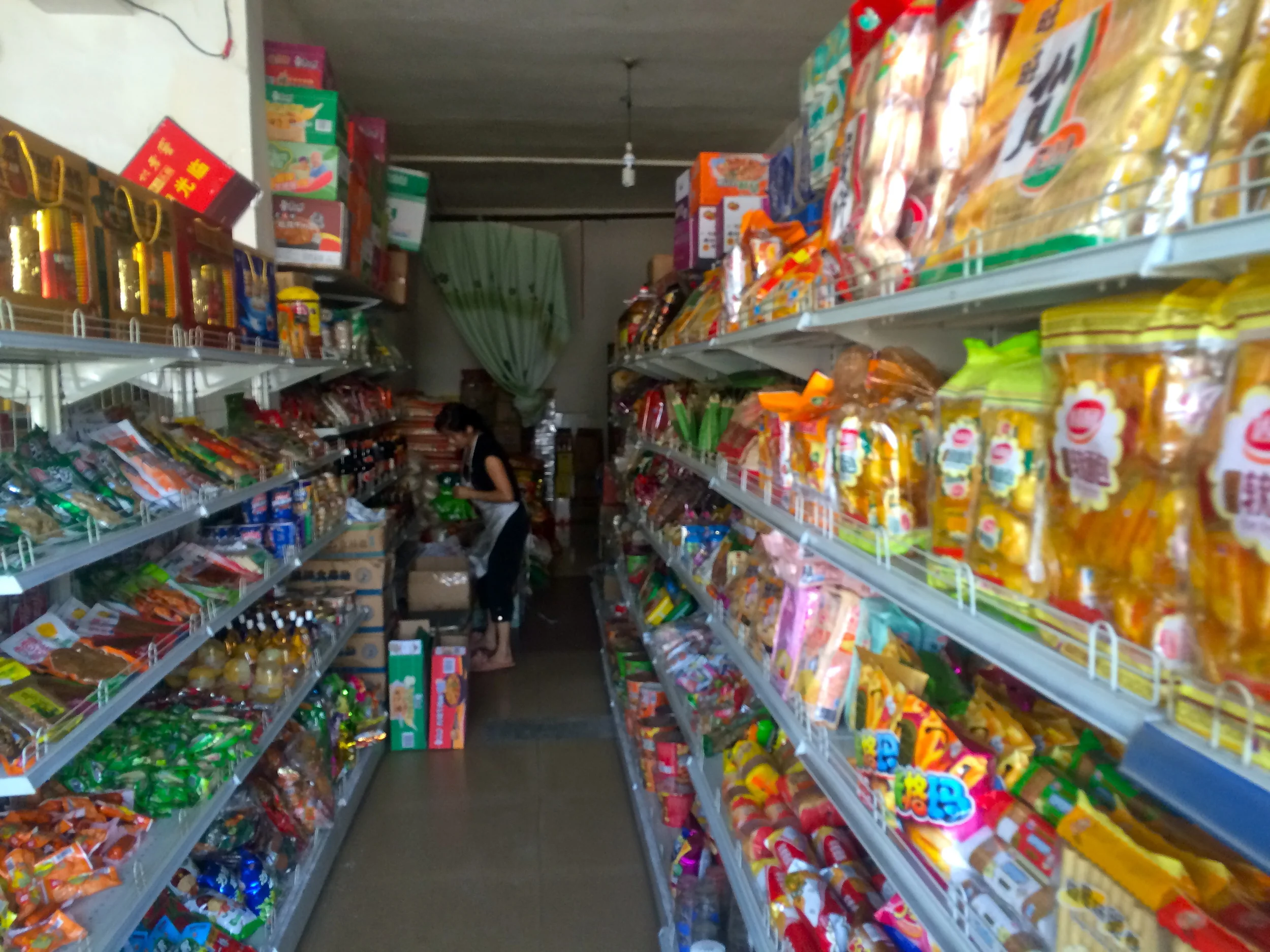 Getting some snacks