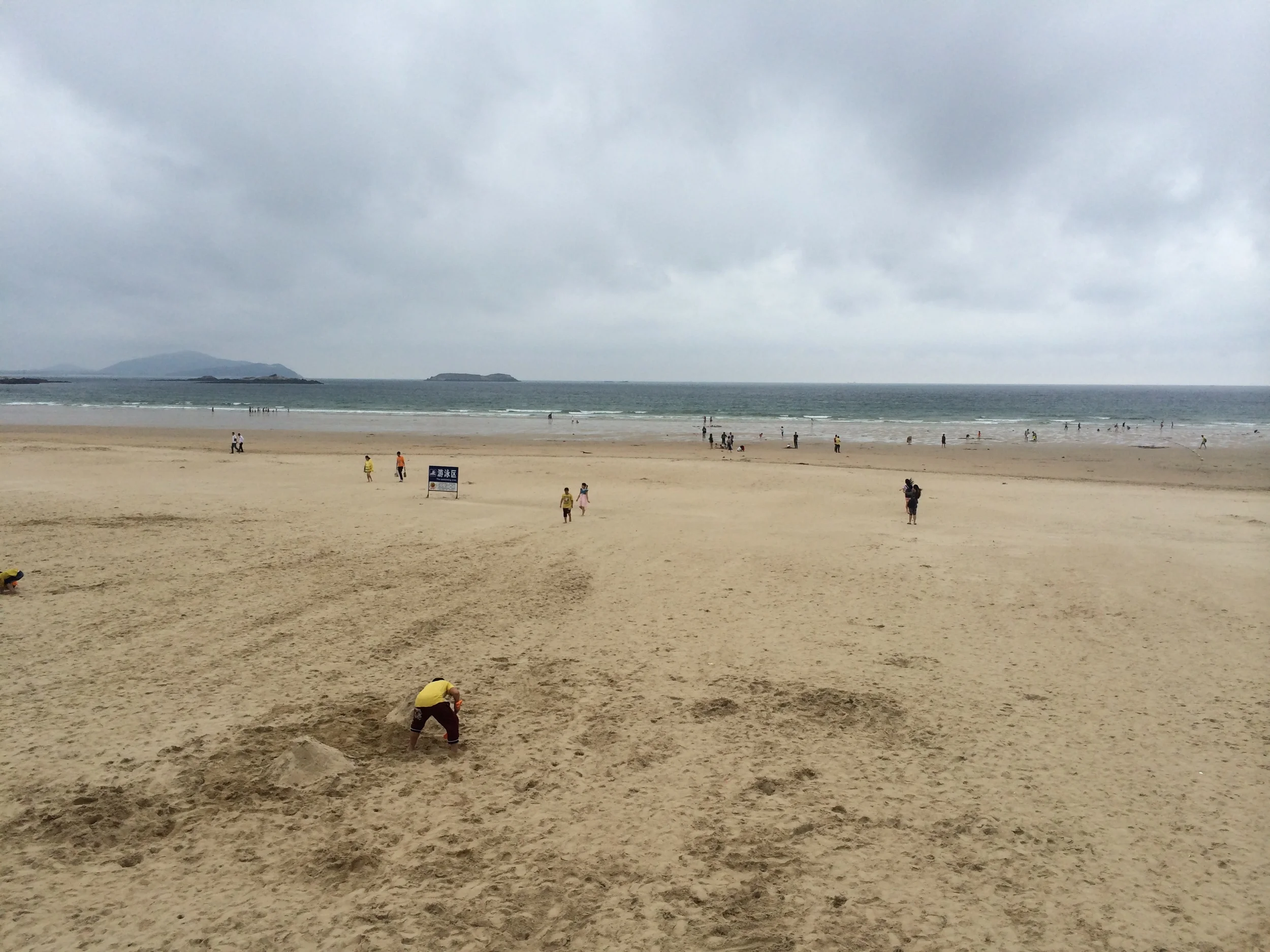 The beach
