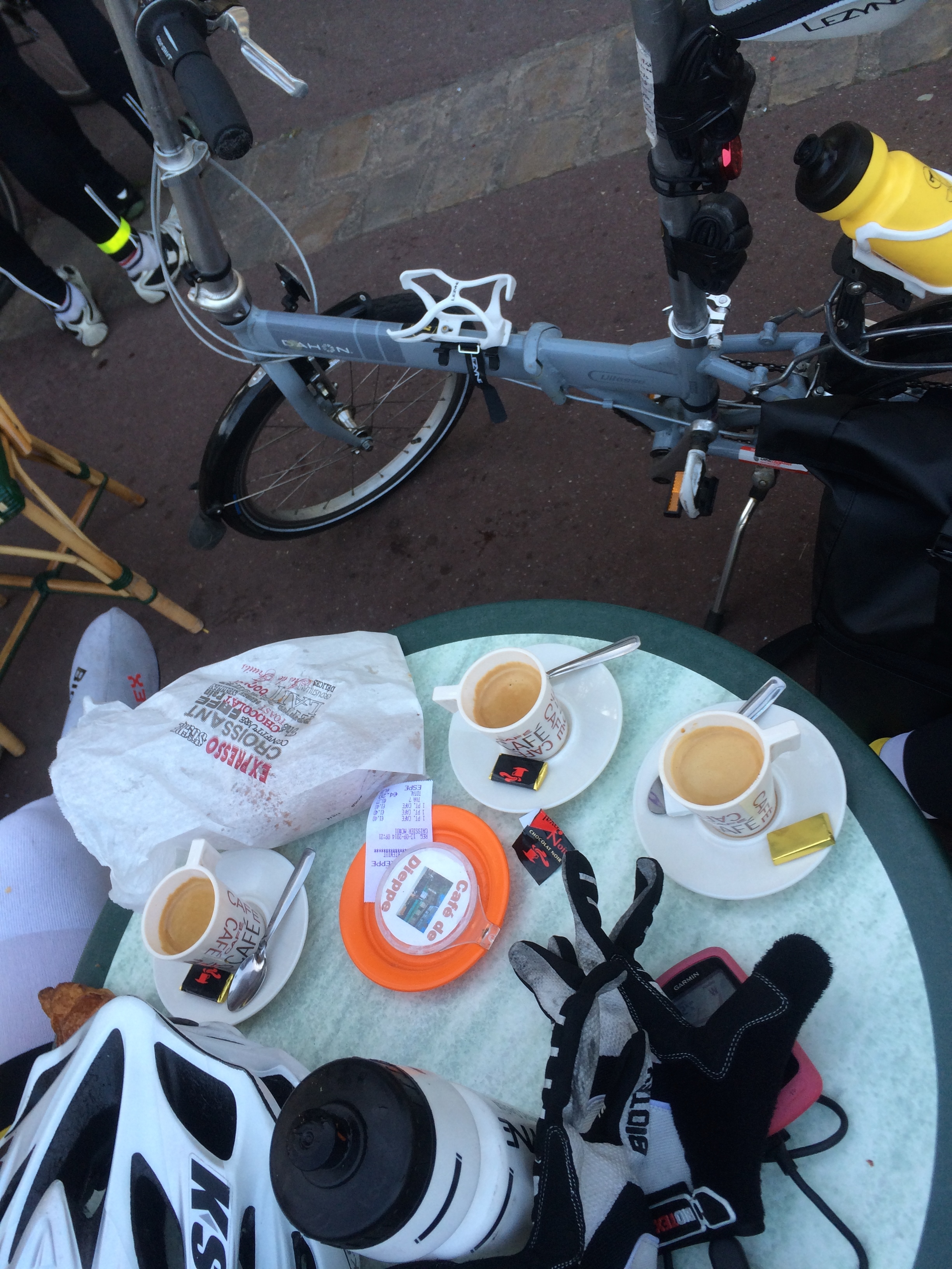 Espressos all the way.