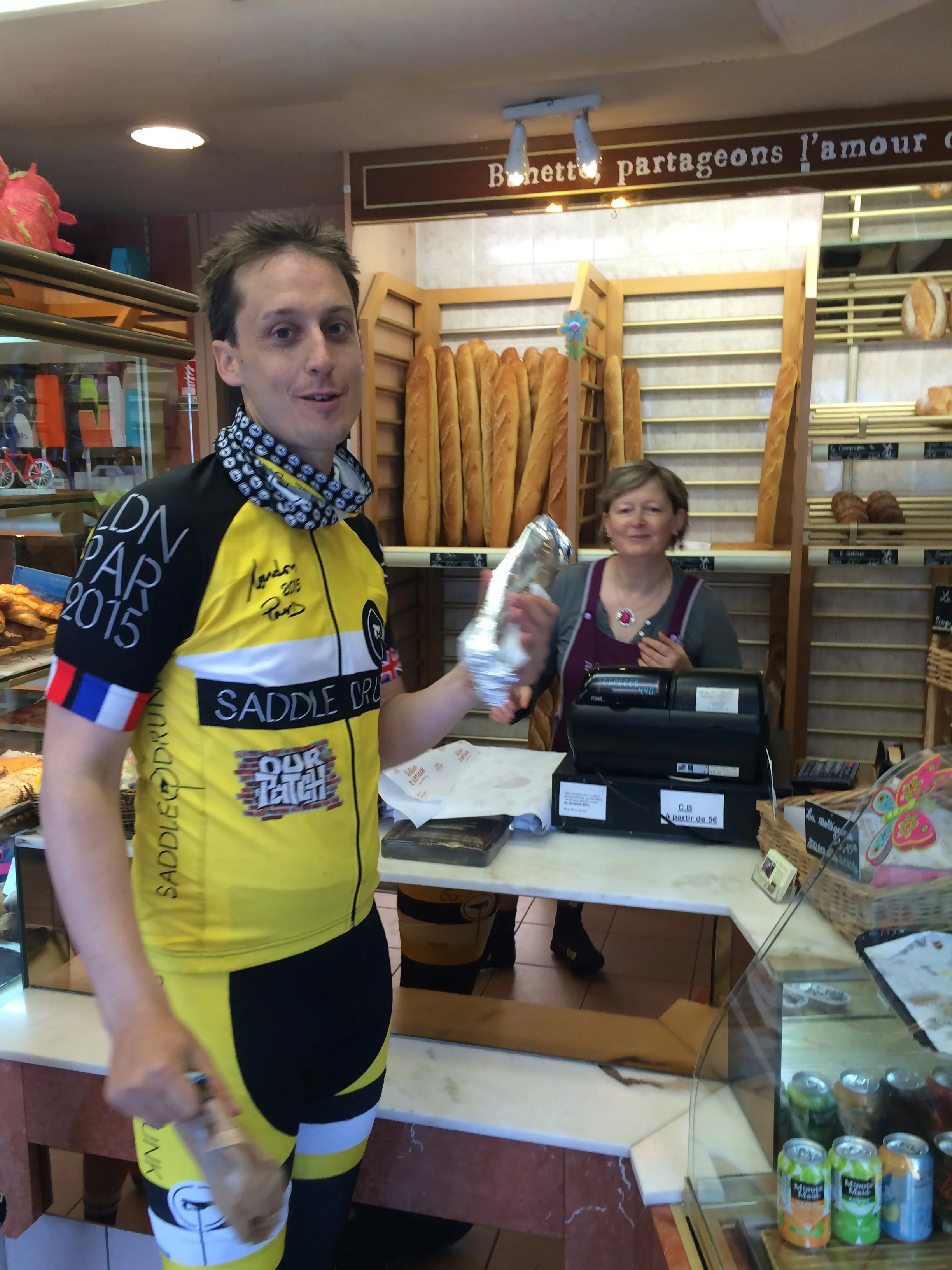 Paul at the boulangerie.