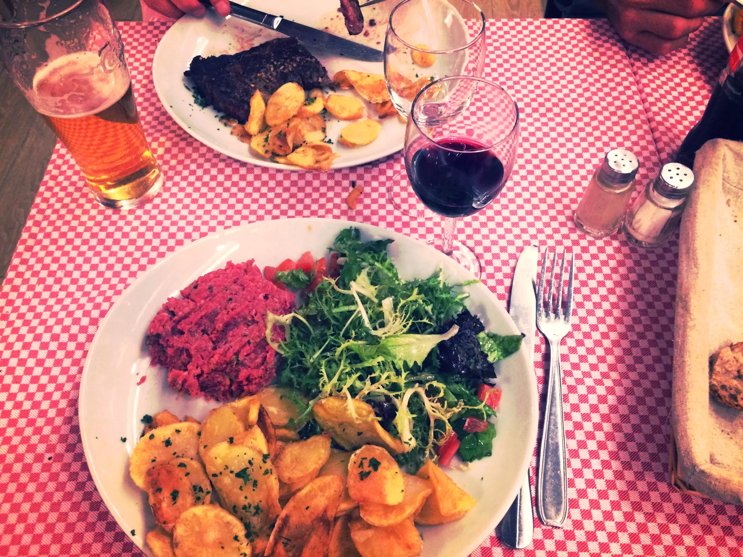 A french delicacy,Steak Tartare.