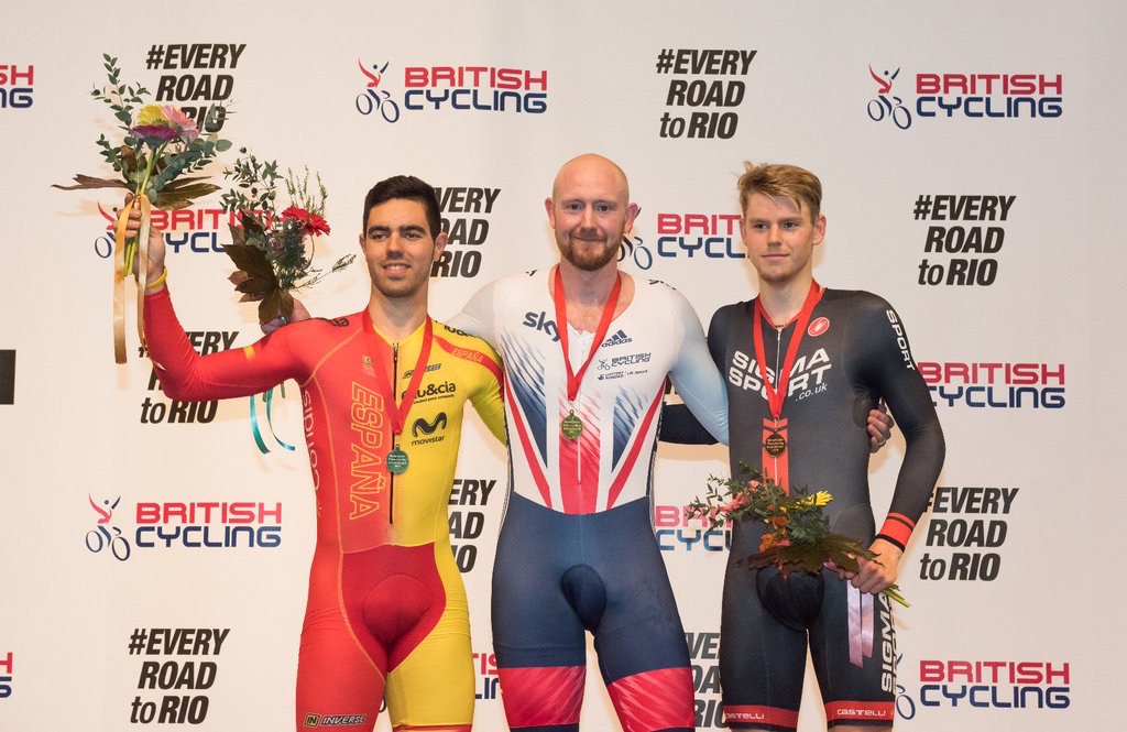 Alex first from the right wearing Sigma Sport Colours
