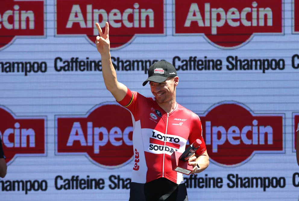 Adam Hansen Lotto-Soudal,was the Alpecin Most Competitive Rider of the day