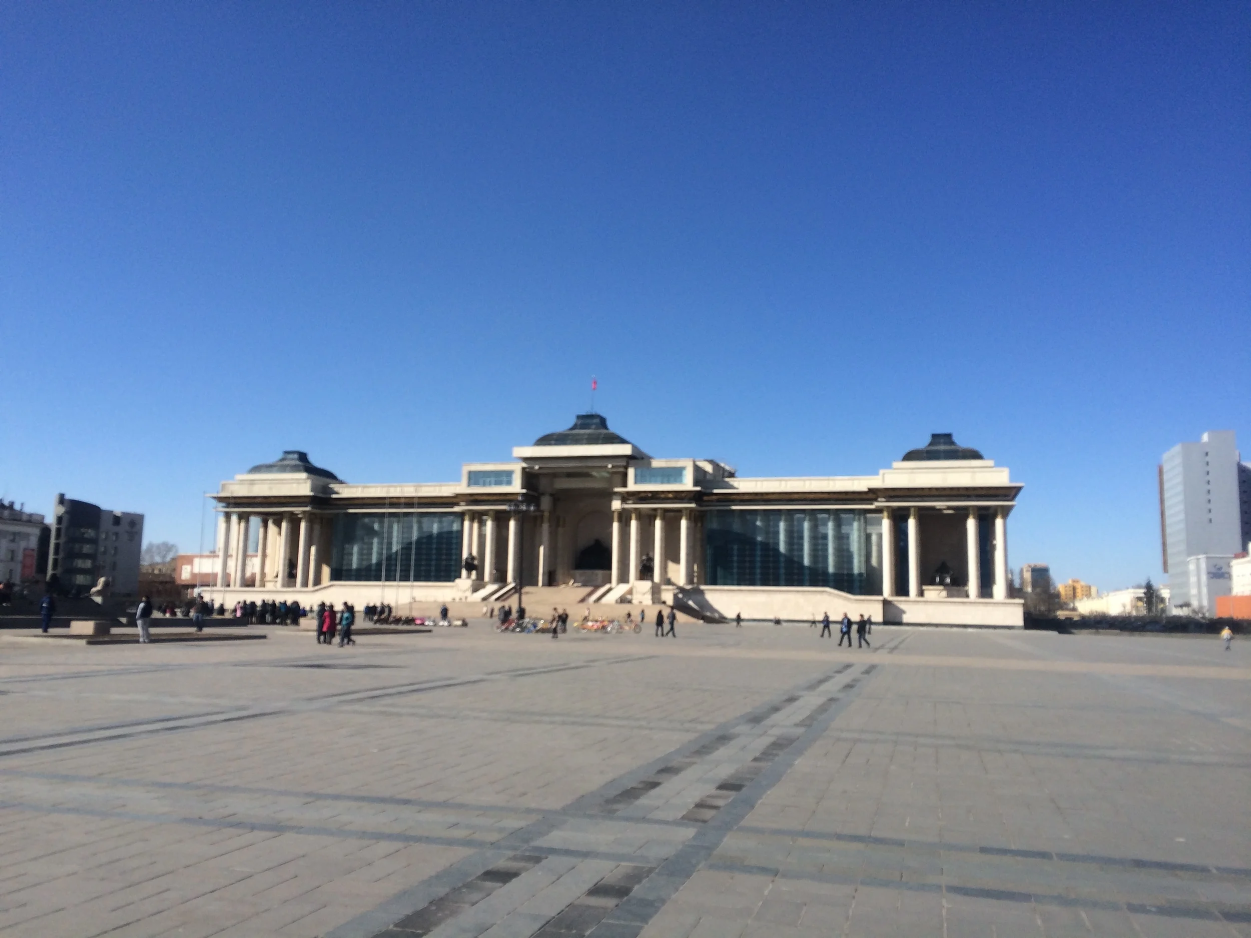 Genghis Khan Square in UB