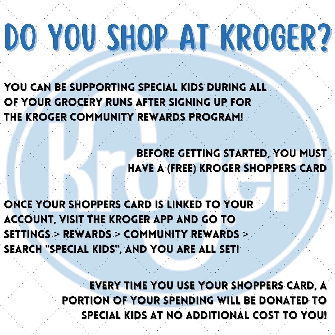 Visit https://www.kroger.com/i/community/community-rewards for any other questions or troubleshooting! 

#pediatrictherapy #pediatrictherapyclinic #pediatrictherapyservices #outpatienttherapy #occupationaltherapy #OT #OTsofinstagram  #physicaltherapy