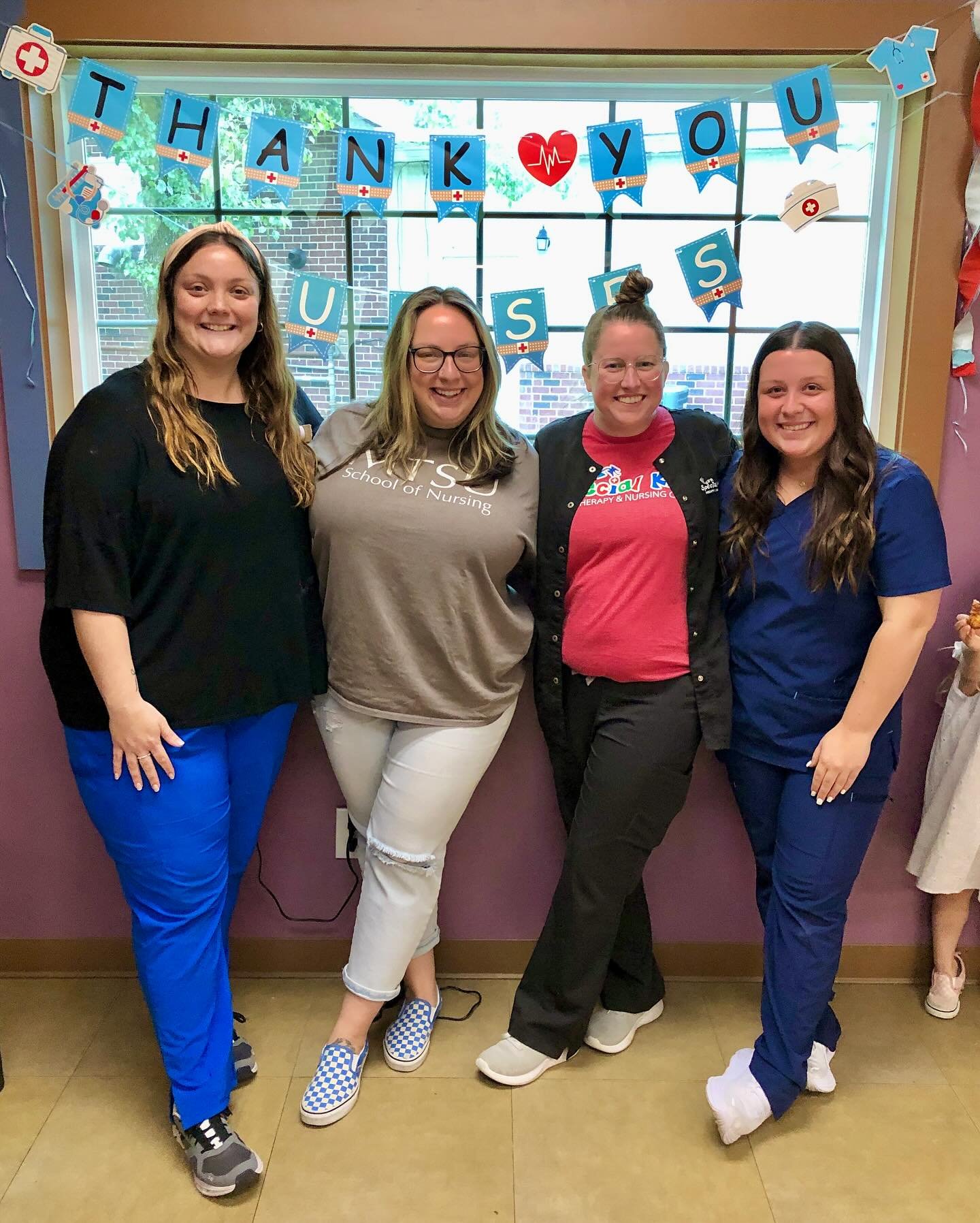 Showing special love to all of our nurses at our nursing center for nurses week!! Thank you for all you do 🤍