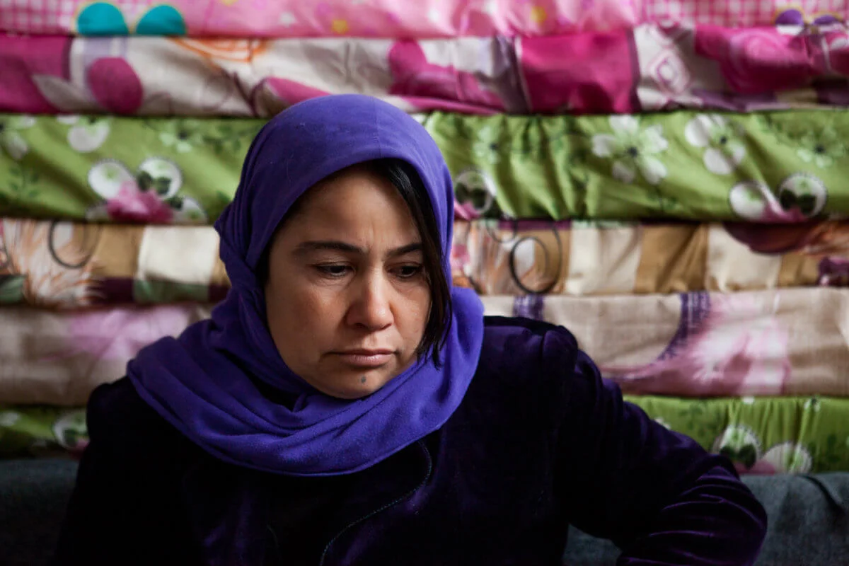 Sozan’s daughter died of starvation during the ISIS siege. Photo by Matt Willingham/Preemptive Love Coalition