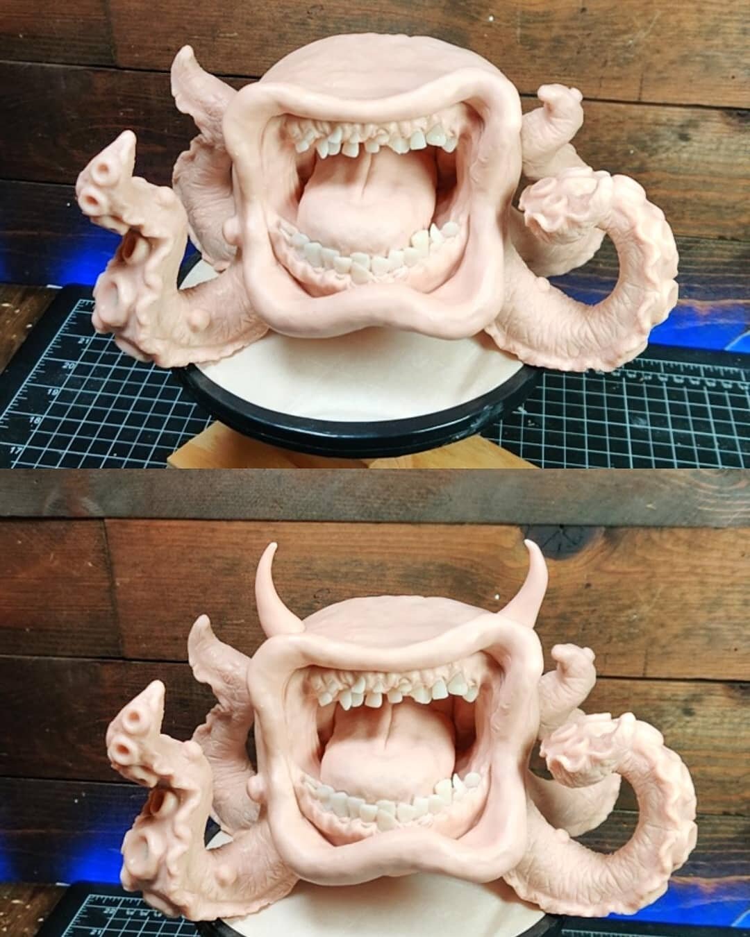 🎉Happy Friday my peeps!🎉

I need a quick favor, I can't decide whether this little critter needs horns or not, help me out and let me know below, I would be eternally grateful!!👍
.
.
.
.
.
#supersculpey #sculpeyartist #creaturedesign #sculpting #h