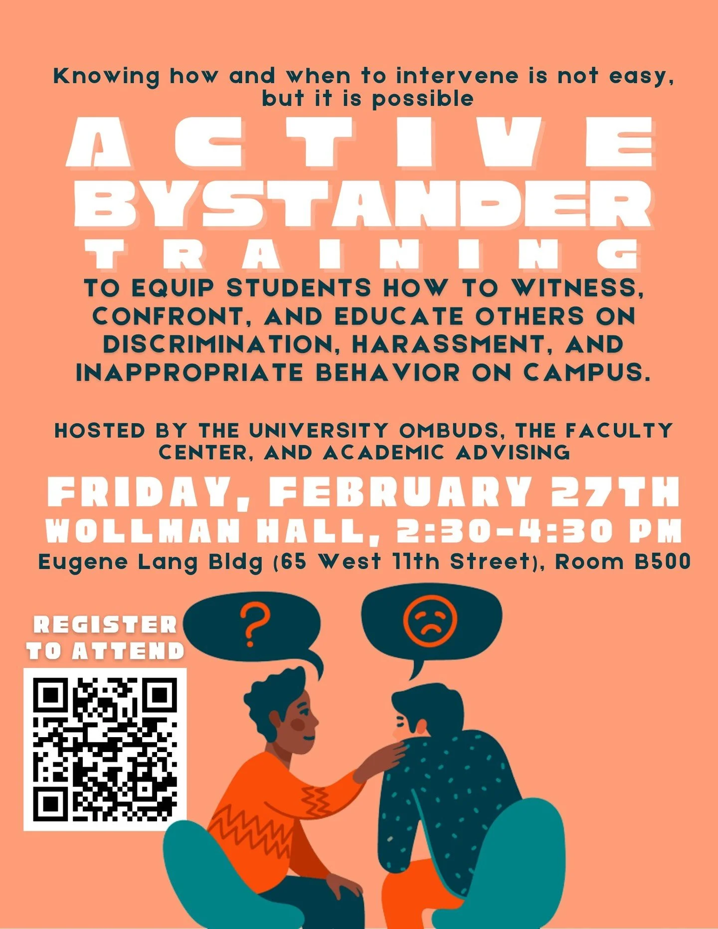 Students come to The New School because it proves itself as a relatively welcoming home for radical ideas, creative expansion, and personal transformation. Despite this culture of inclusion, demonstrations of internalized oppression are inevitable an