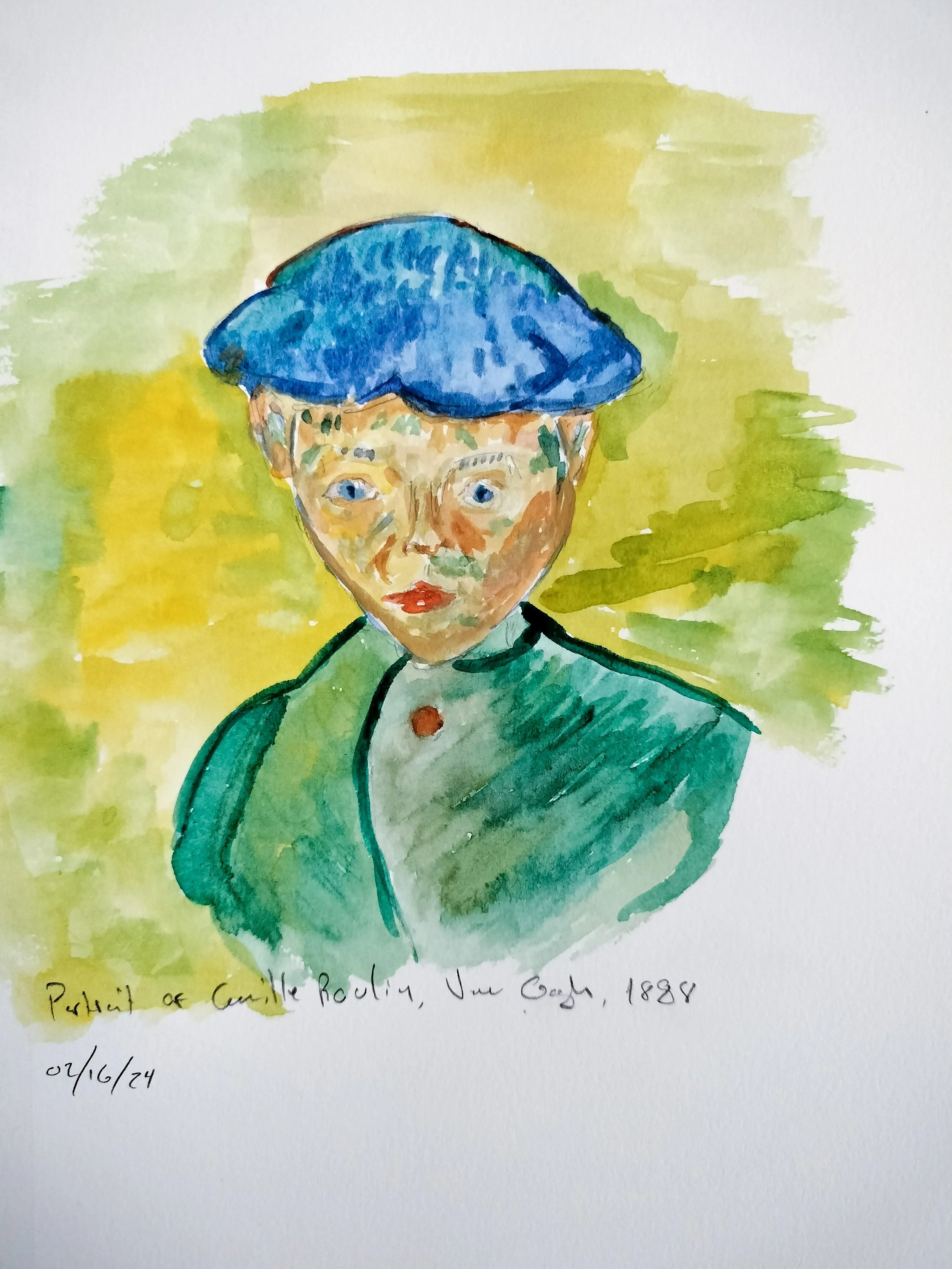 Study of Vincent Van Gogh