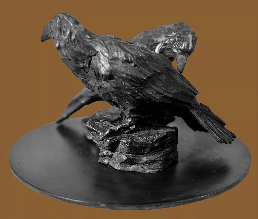 Ravens on a Row