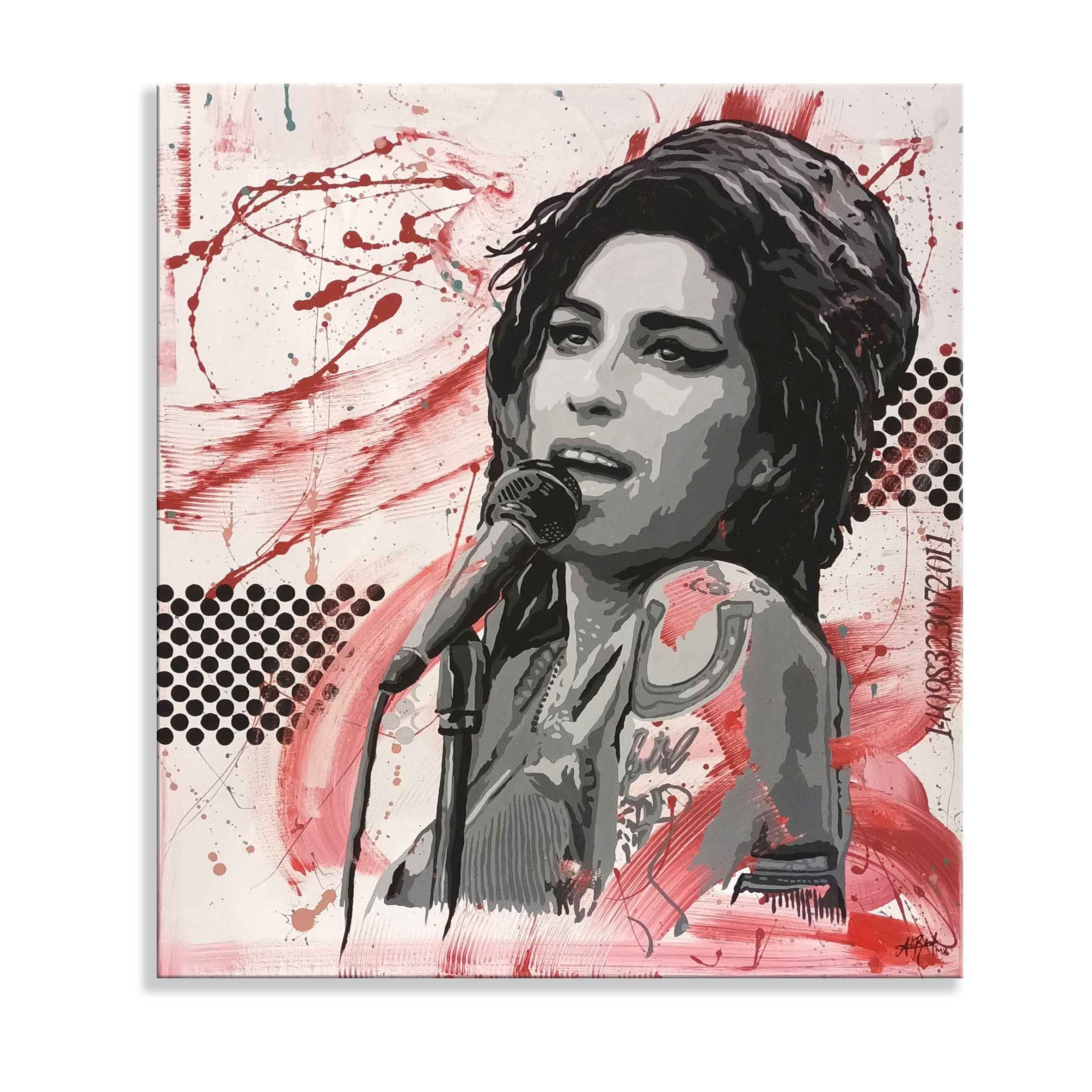 Amy Winehouse painting