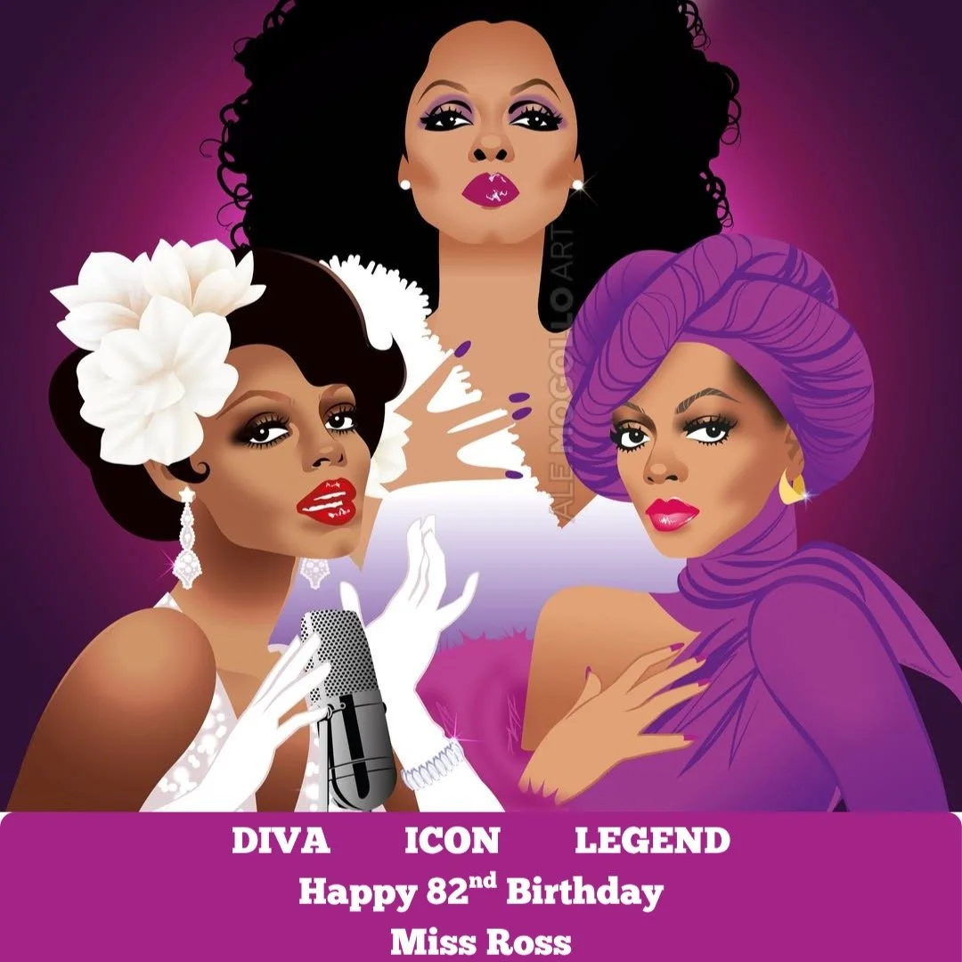 Art by @alejandromogolloart #dianaross #diva #icon #legend #supreme