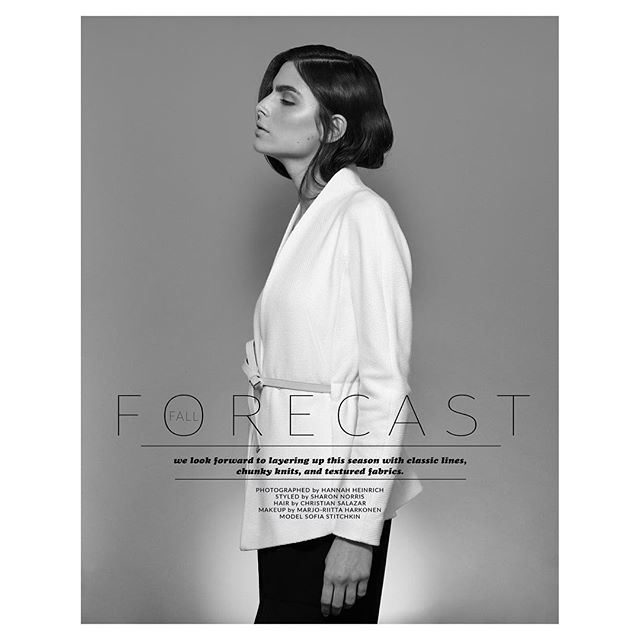 New editorial work for @lucysmagazine featuring @sofiastitchkin #style by @sfrancesnyc #hair by @lacroix16 #makeup by @marjo_riitta #womensfashion #raquelallegra @escadaofficial #fashion #blackandwhite #photography #editorial