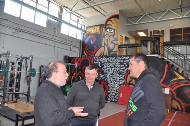 Chris, Jacques and Dave Rennie