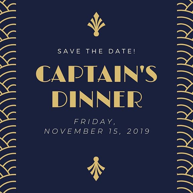 Save the date! 
#captainsdinner #tmrrfc #thetown #cantwait #savethedate #party #trophies #happy #awards