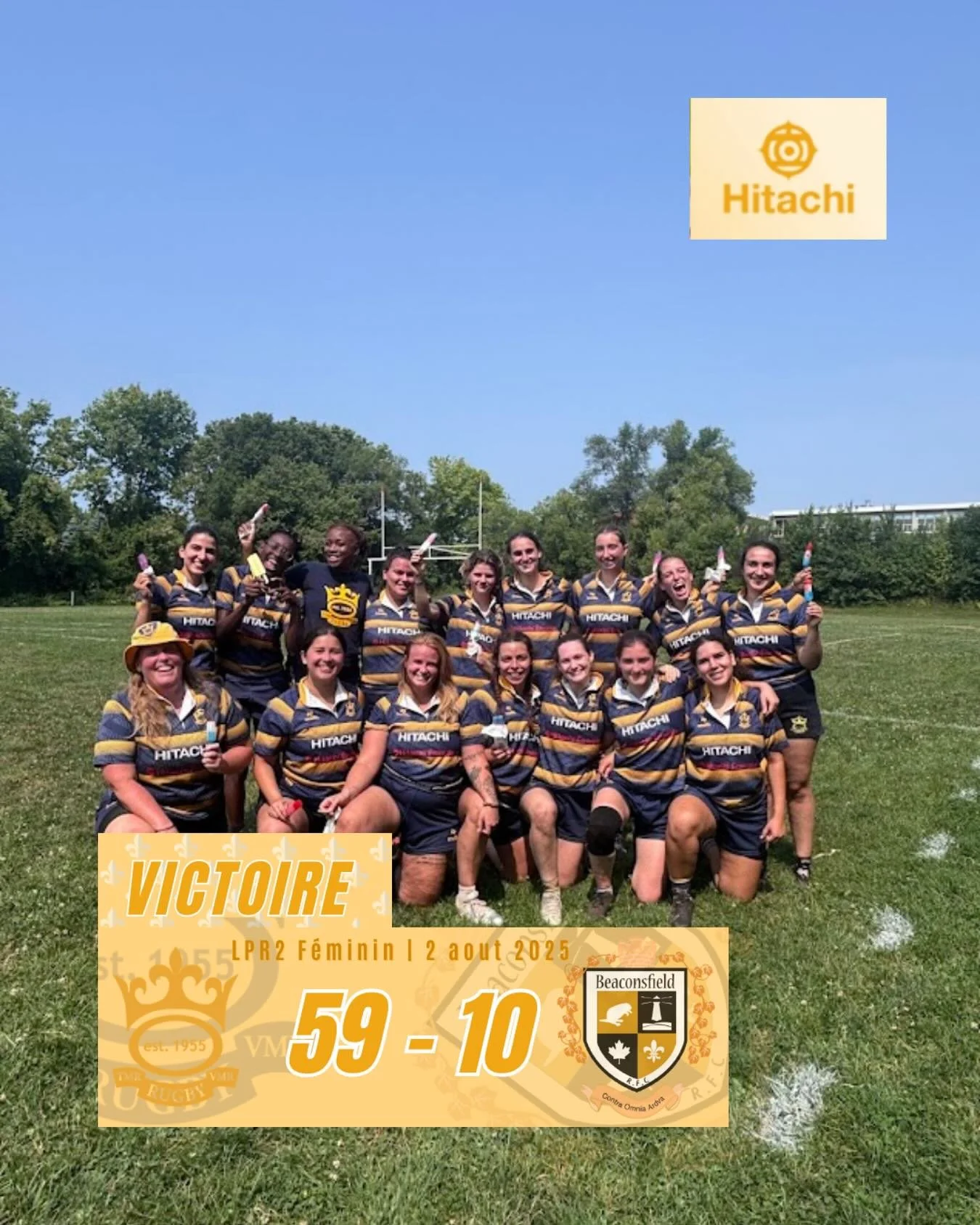 ⚡️Notre &eacute;quipe f&eacute;minine LPR2 a jou&eacute; un excellent match contre @beaconsfieldrugby , terminant sa saison en beaut&eacute; avec une belle victoire 💪

🗓️ La semaine prochaine, la Super Ligue accueille les demi-finales &agrave; Vani