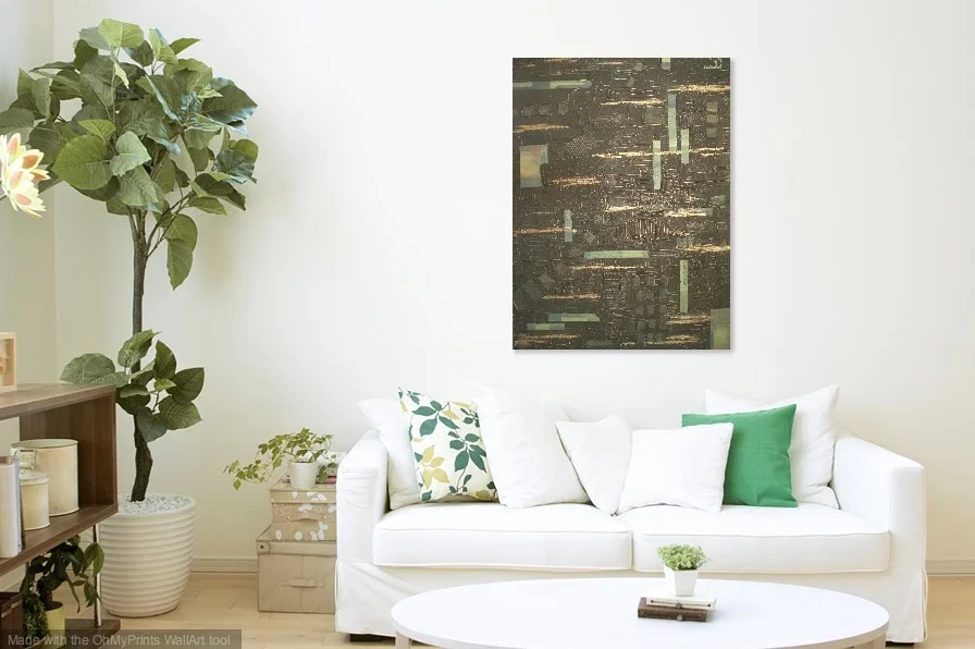 Shown hanging vertically.