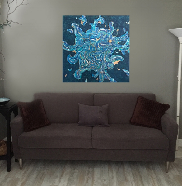 Splash - 36" x 36" 