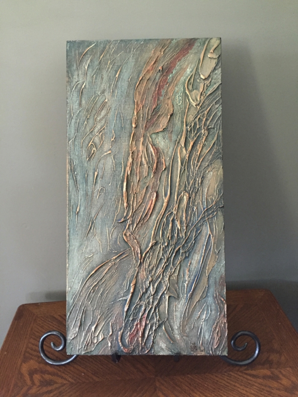 Sisters - Shown on table easel.