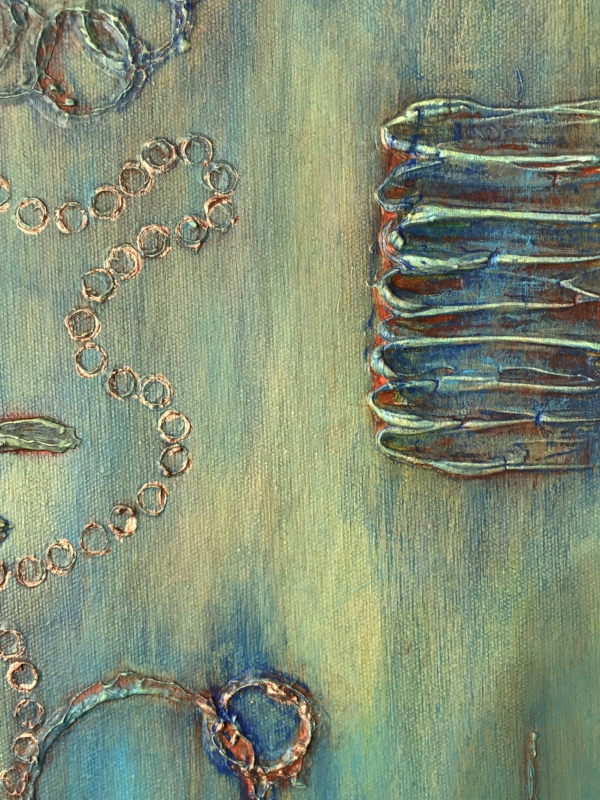 Detail photo of middle left panel.