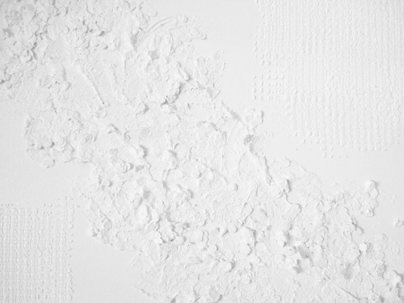 White texture relief area - upper lefthand corner