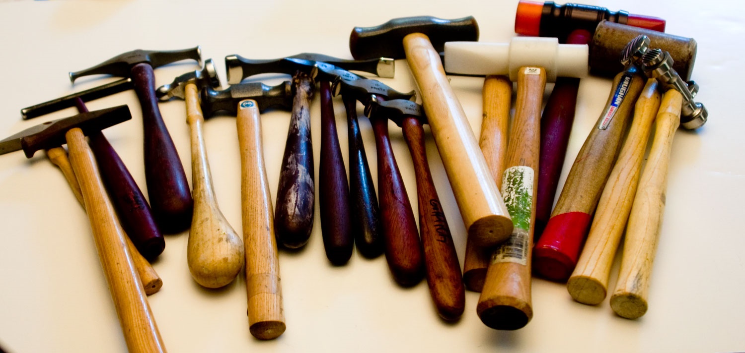 My collection of hammers