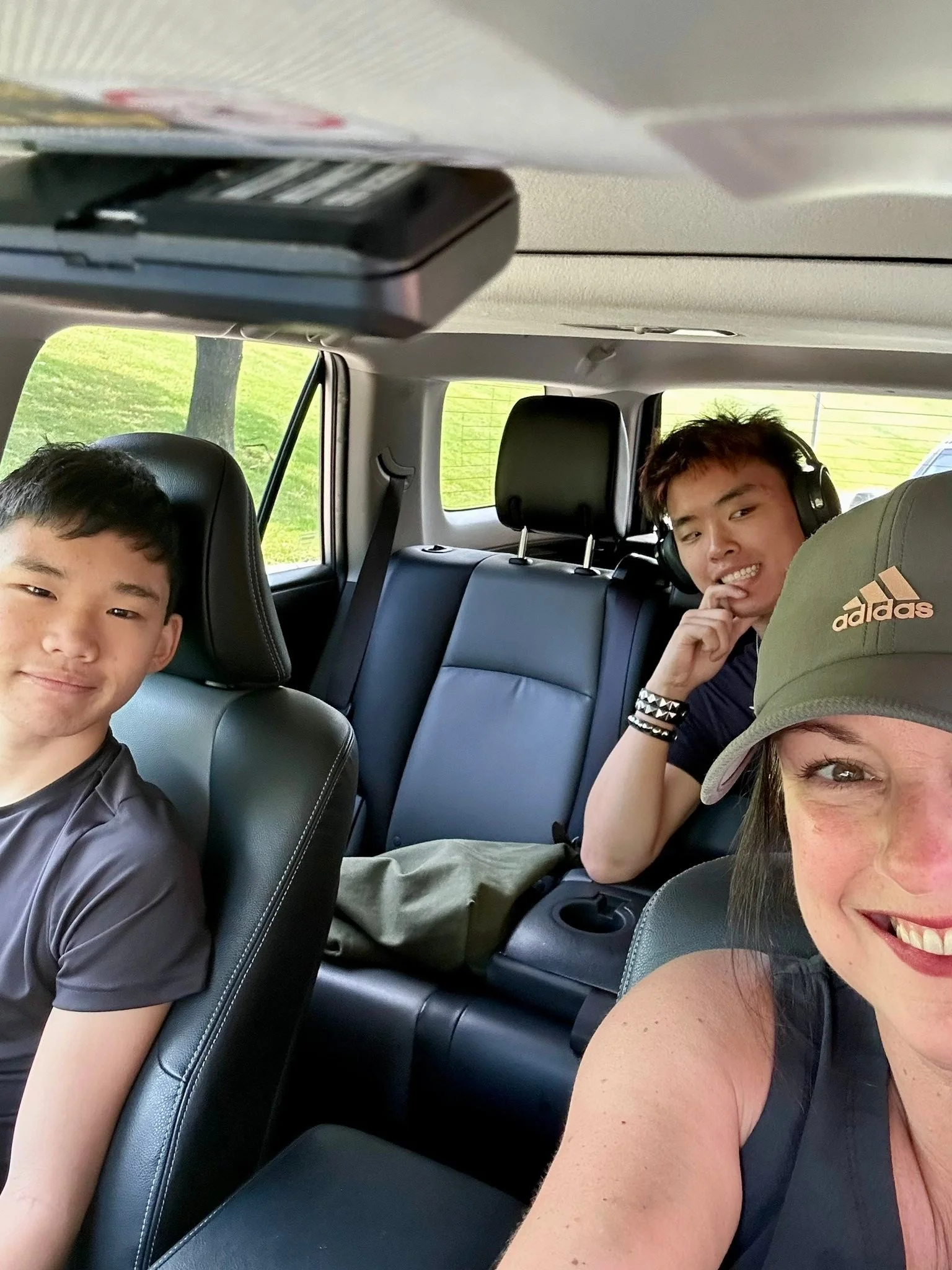 Farmers market with the boys this morning. 💕 ￼It&rsquo;s been a bit since the 3 of us went together&hellip; They were a lot younger but our favorite farmer always remembers us. And bribing with &ldquo;Starbucks first&rdquo; always works. 🤪

My favo