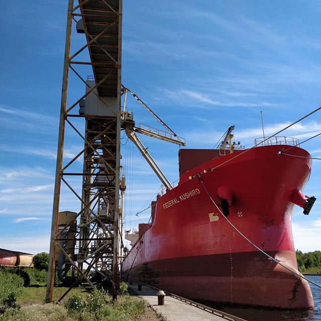 Federal Kushiro #portofthunderbay #thunderbay #thunderbayshipping #bulkcarrier #fednav