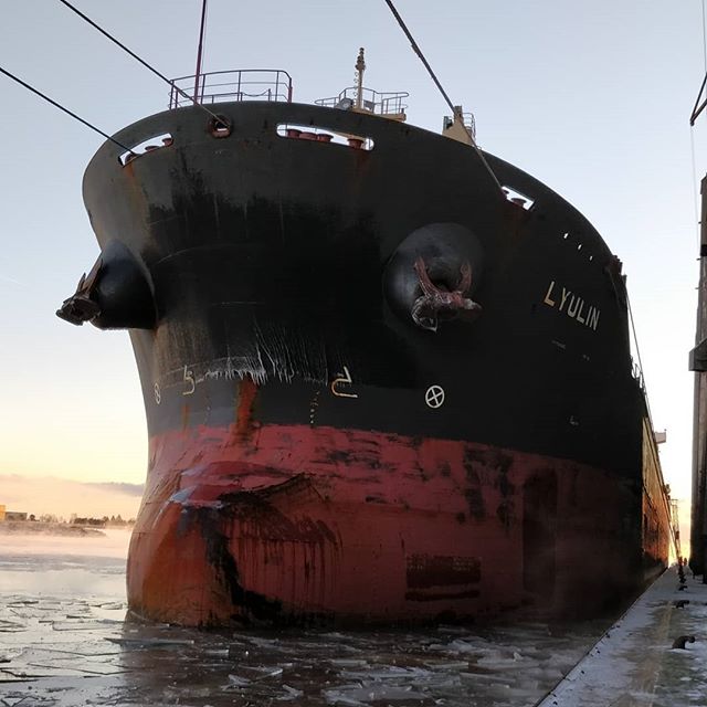 MV LYULIN #thunderbay #portofthunderbay #thunderbayshipping #lakesuperior #bulkcarrier #navibulgar