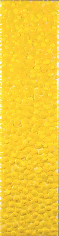   Yellow Dispersion  2009 48" x 12" Epoxy resin, mixed media 