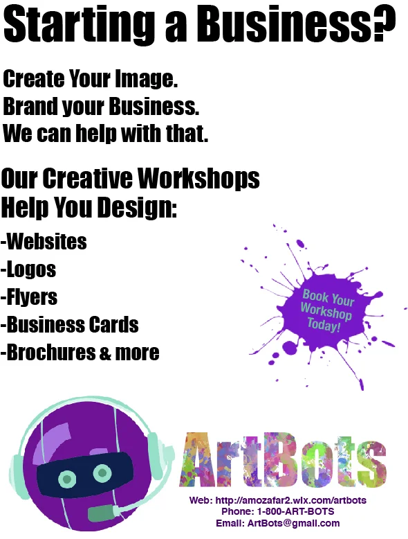 A flyer designed for a marketing course.