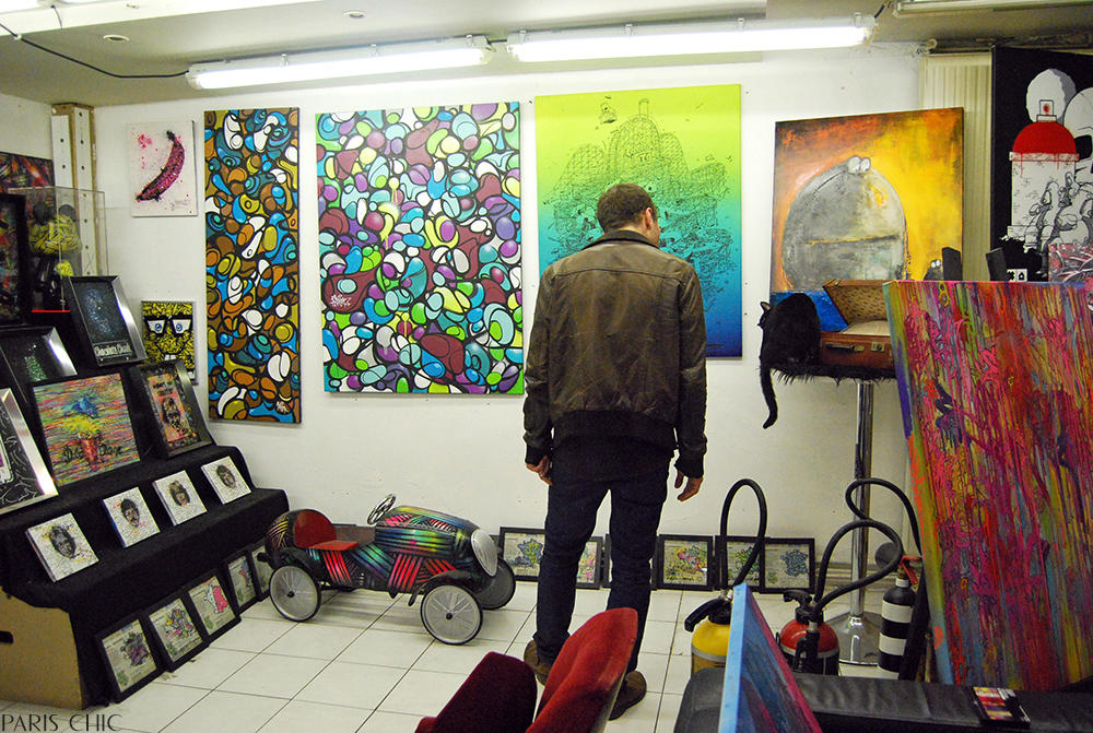 Up-and-coming artists showcase their works for sale at this artist’s collective.