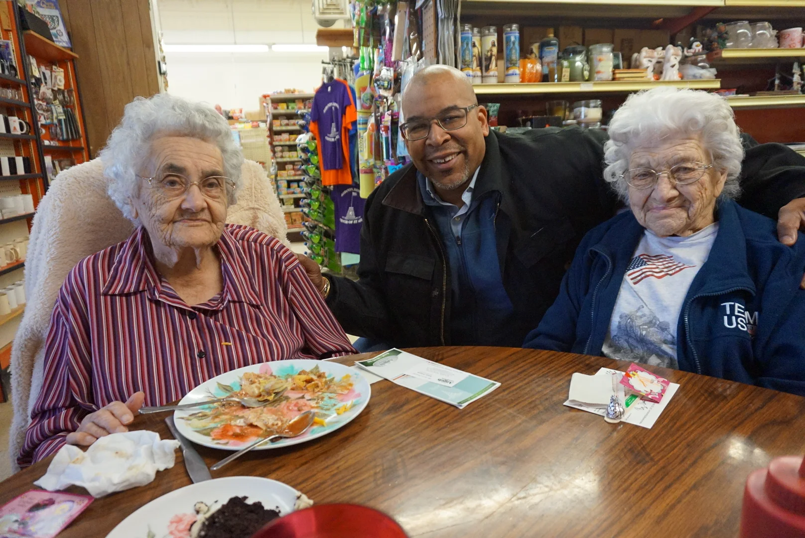 Hugs at the heart of the country!