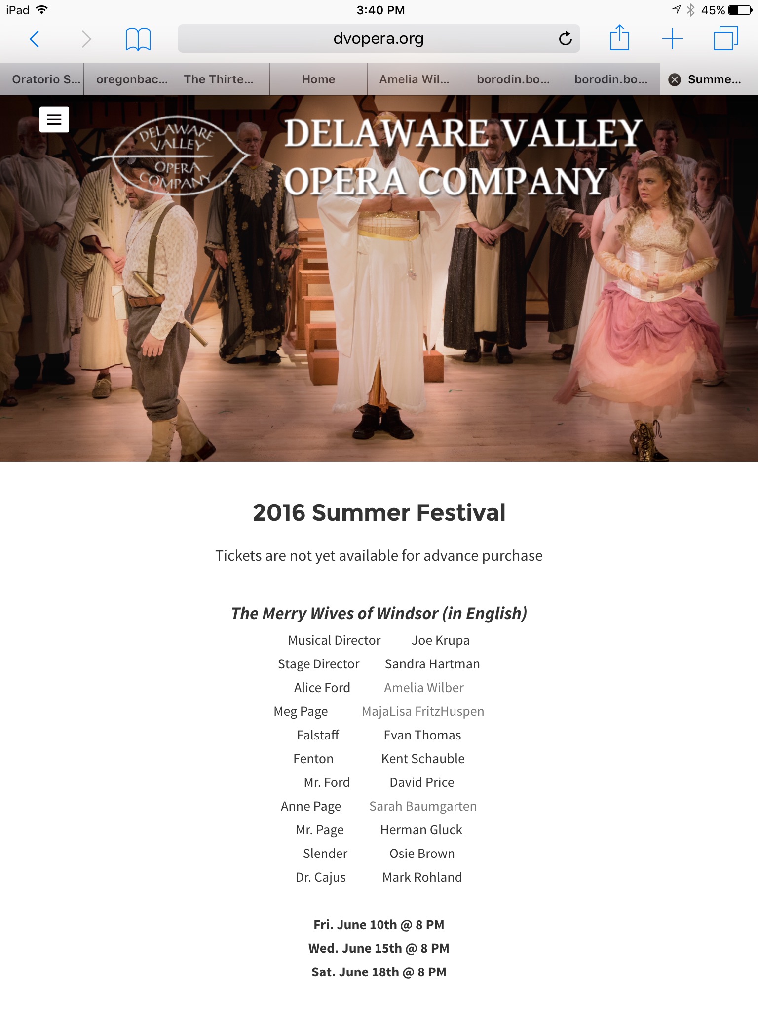 Cast list 😀
