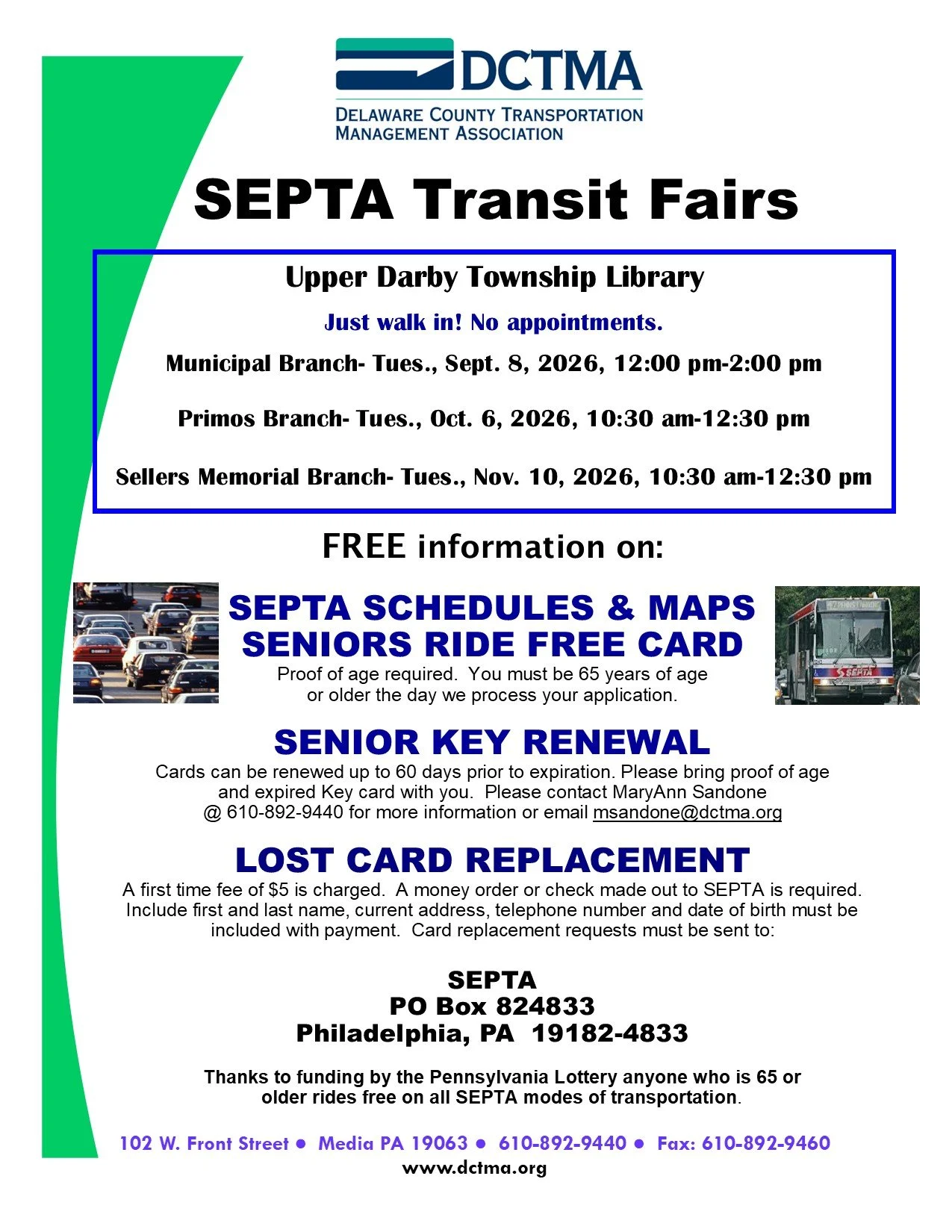 SEPTA Transit Fairs