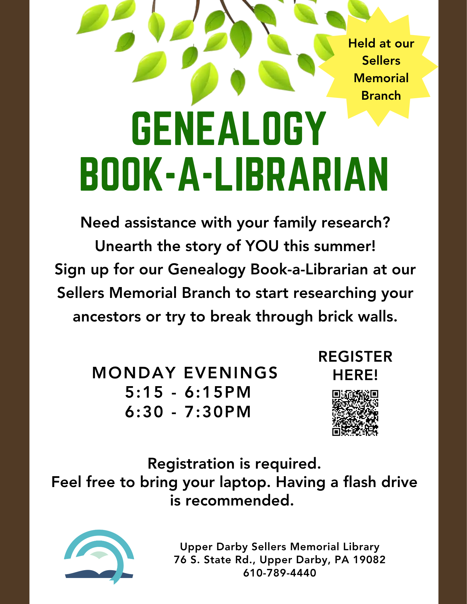 Genealogy Book-a-Librarian