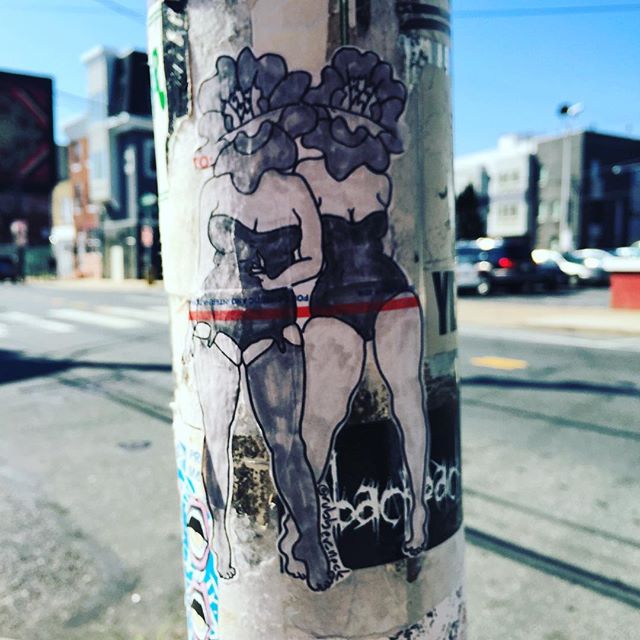 #phillystickers #slaptags #slaptag #streetart #urbanart #delicious #meow #sexytime