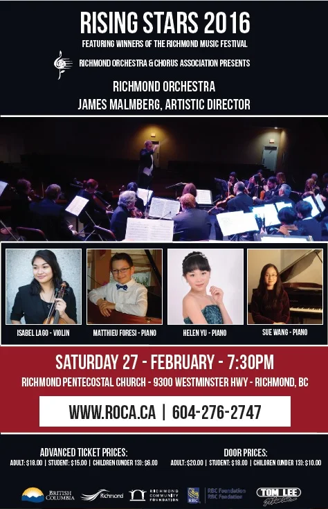 Rising Stars 2016 - February 27, 2016 @ 7:30pm