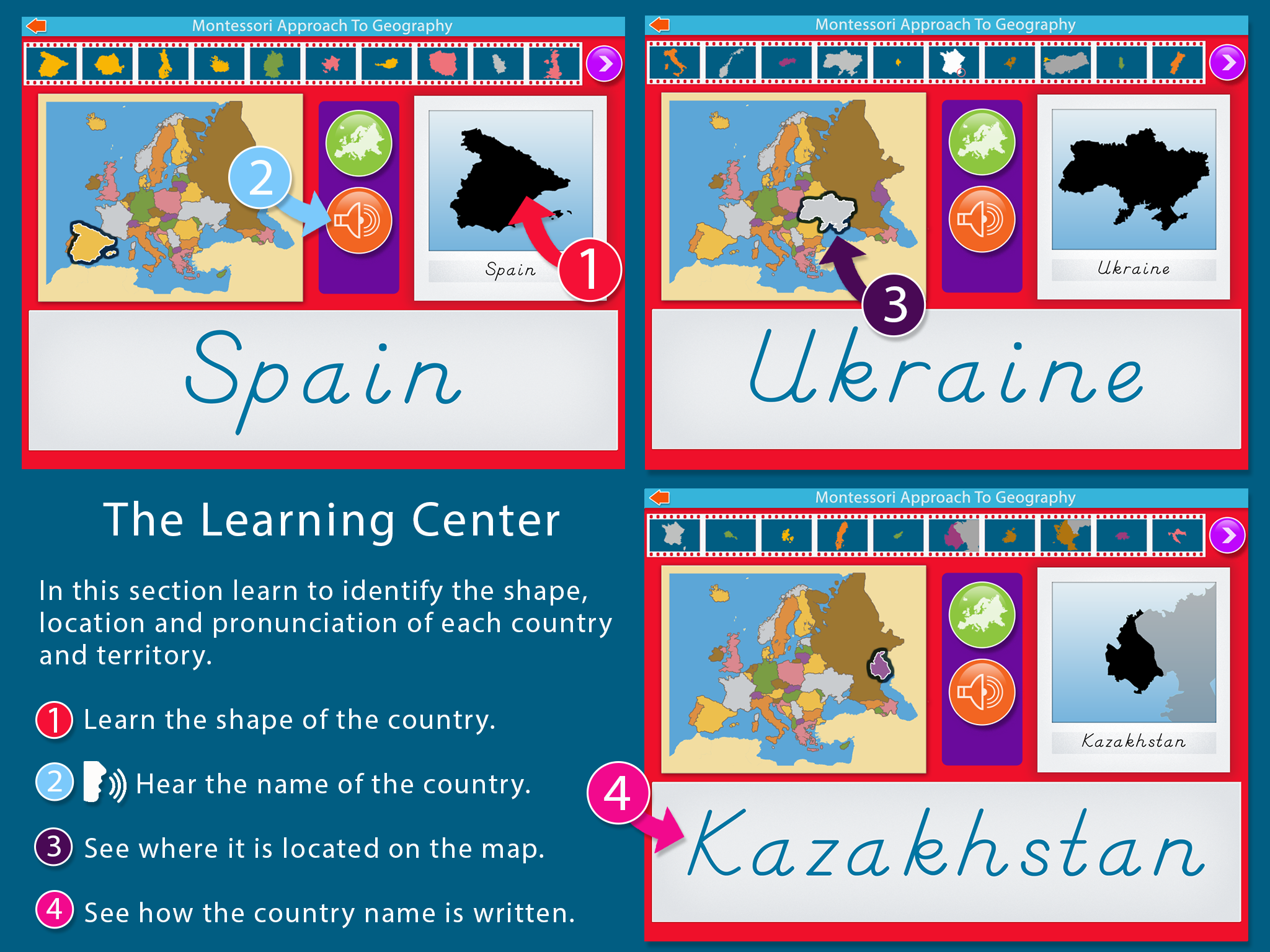 Flags of Europe - Montessori Geography - Preschool - Elementary  School::Appstore for Android