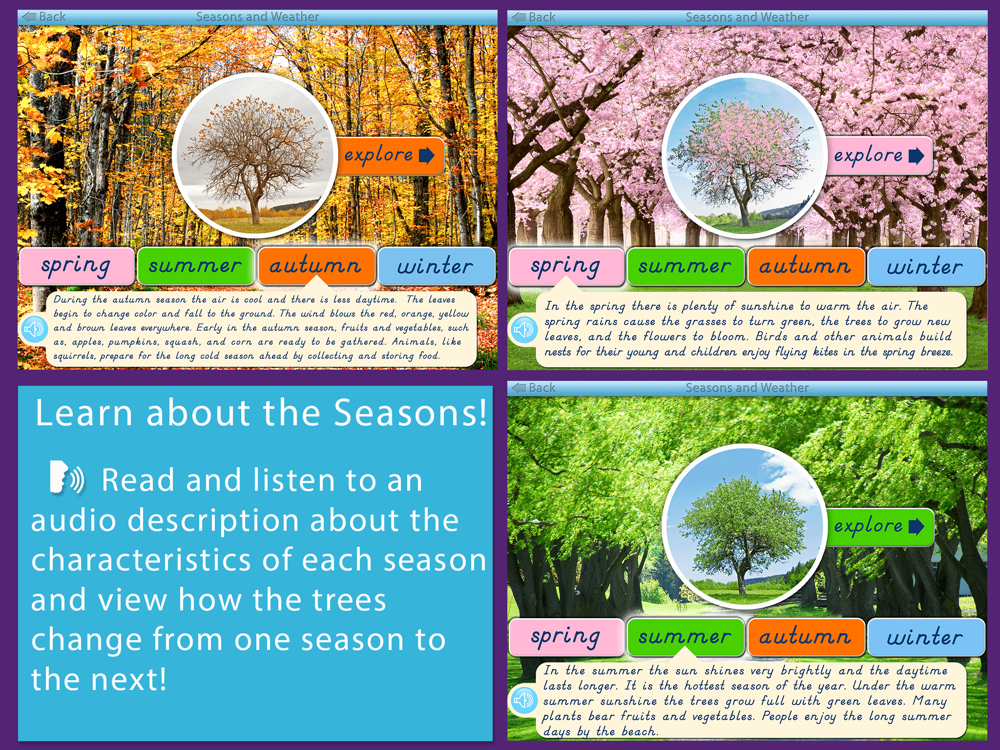 Describe seasons. Seasons. Weather and the Seasons. Japanese weather and Seasons.
