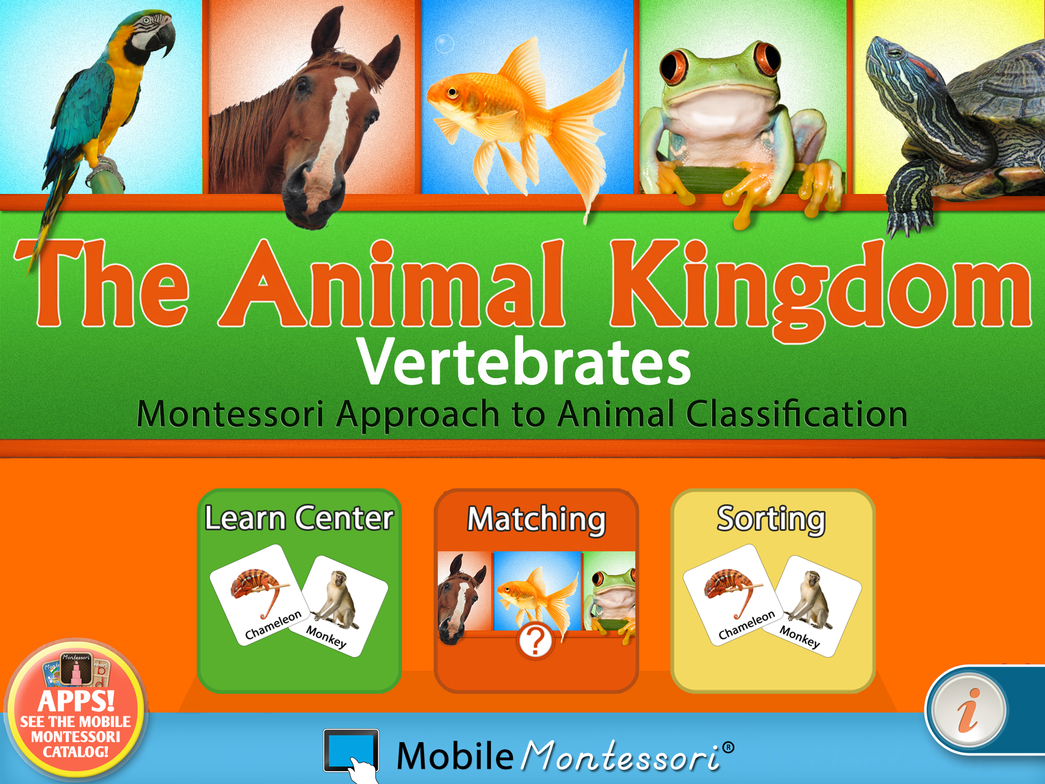 Animal Kingdom - Vertebrates — Mobile Montessori