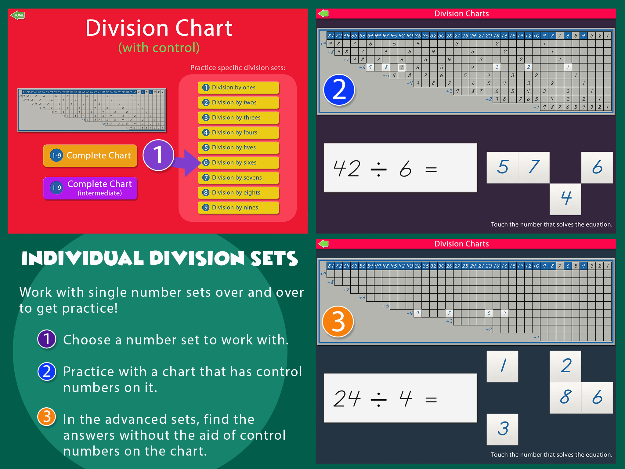 Division Chart With Answers