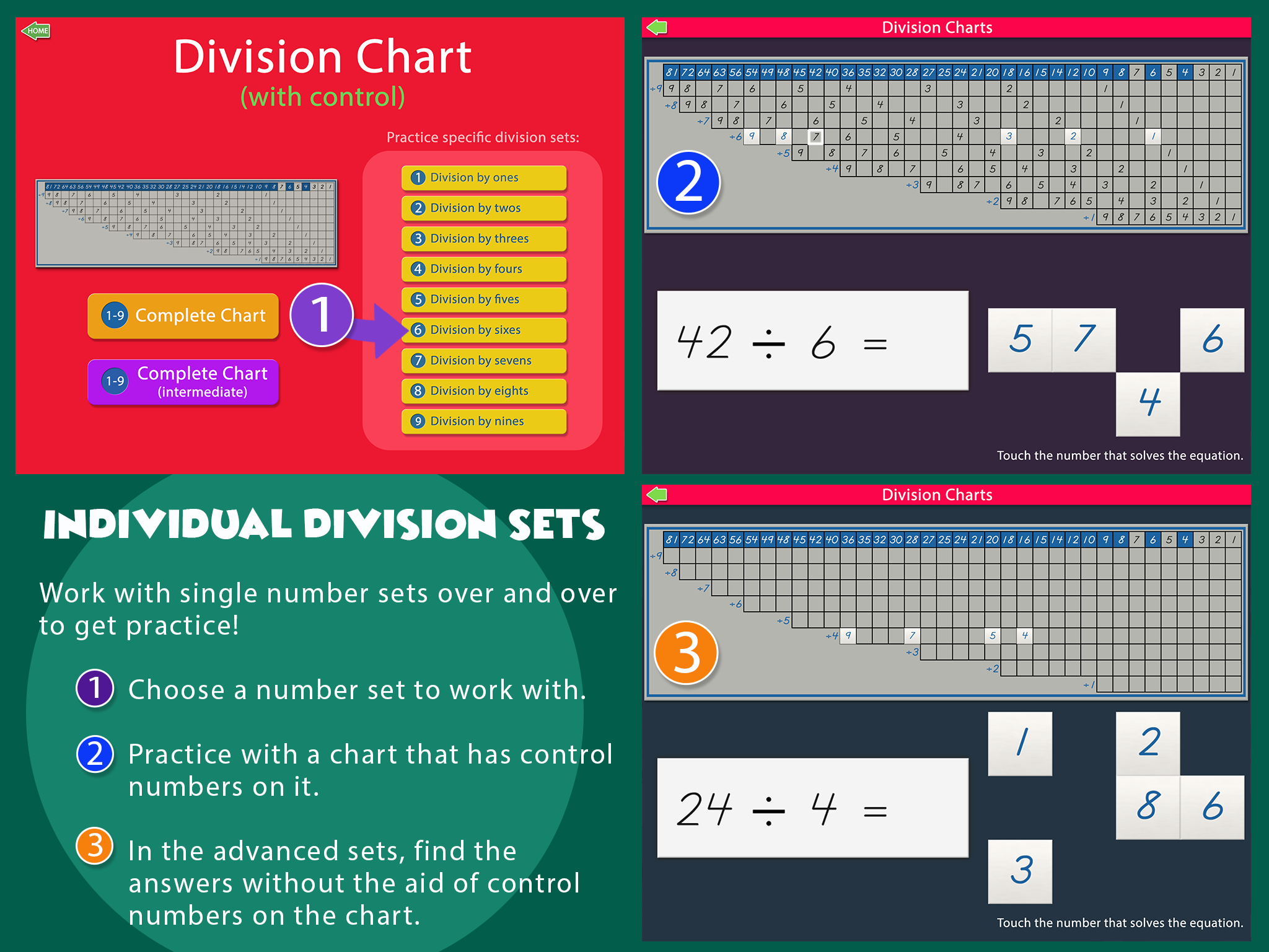 Montessori Division Chart