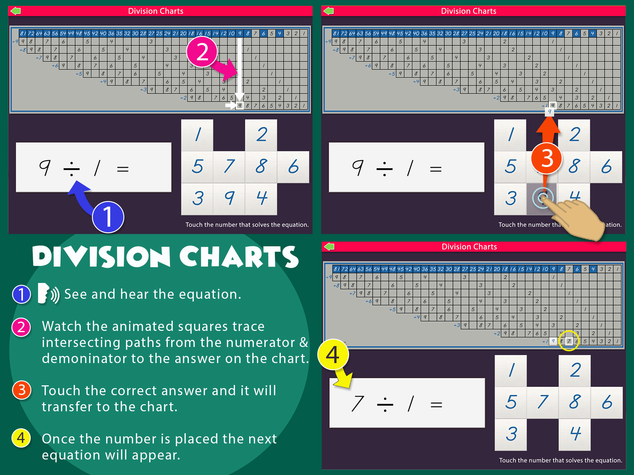 Division Chart With Answers