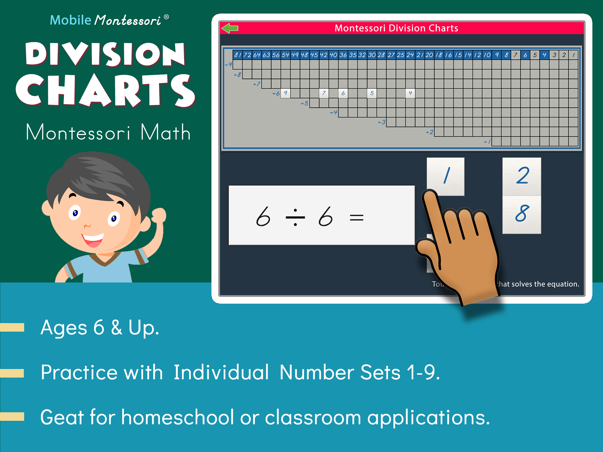 Montessori Division Chart