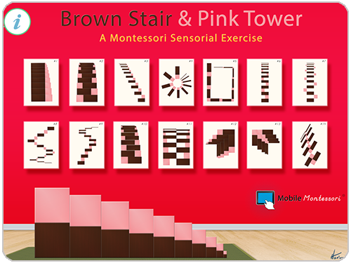 Brown Stair &amp; Pink Tower