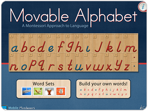 D'Nealian Movable Alphabet