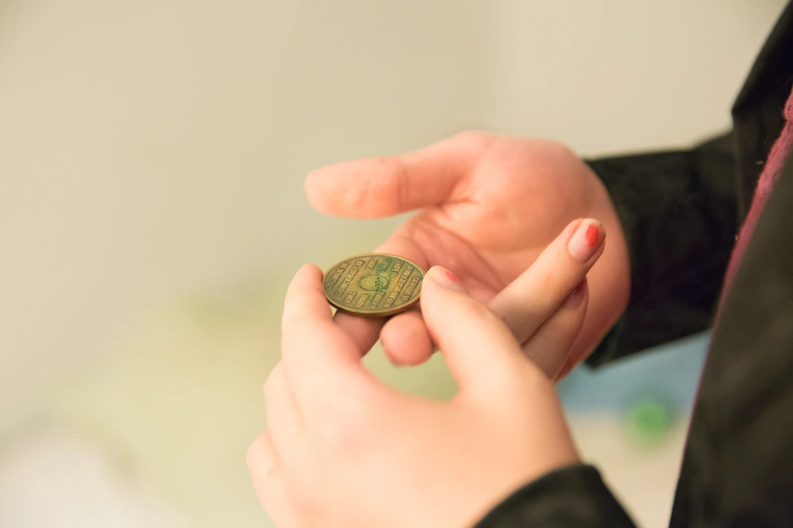 Kylie holds a sobriety chip in her hands. Kylie first came out as transgender when she was in rehab in March 2012. She has since relapsed.